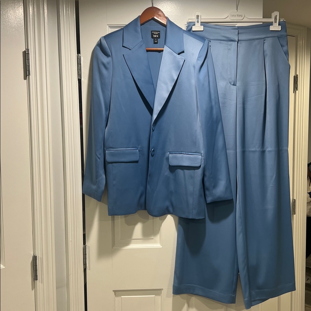 Bar III Women's Slate Blue Pantsuit